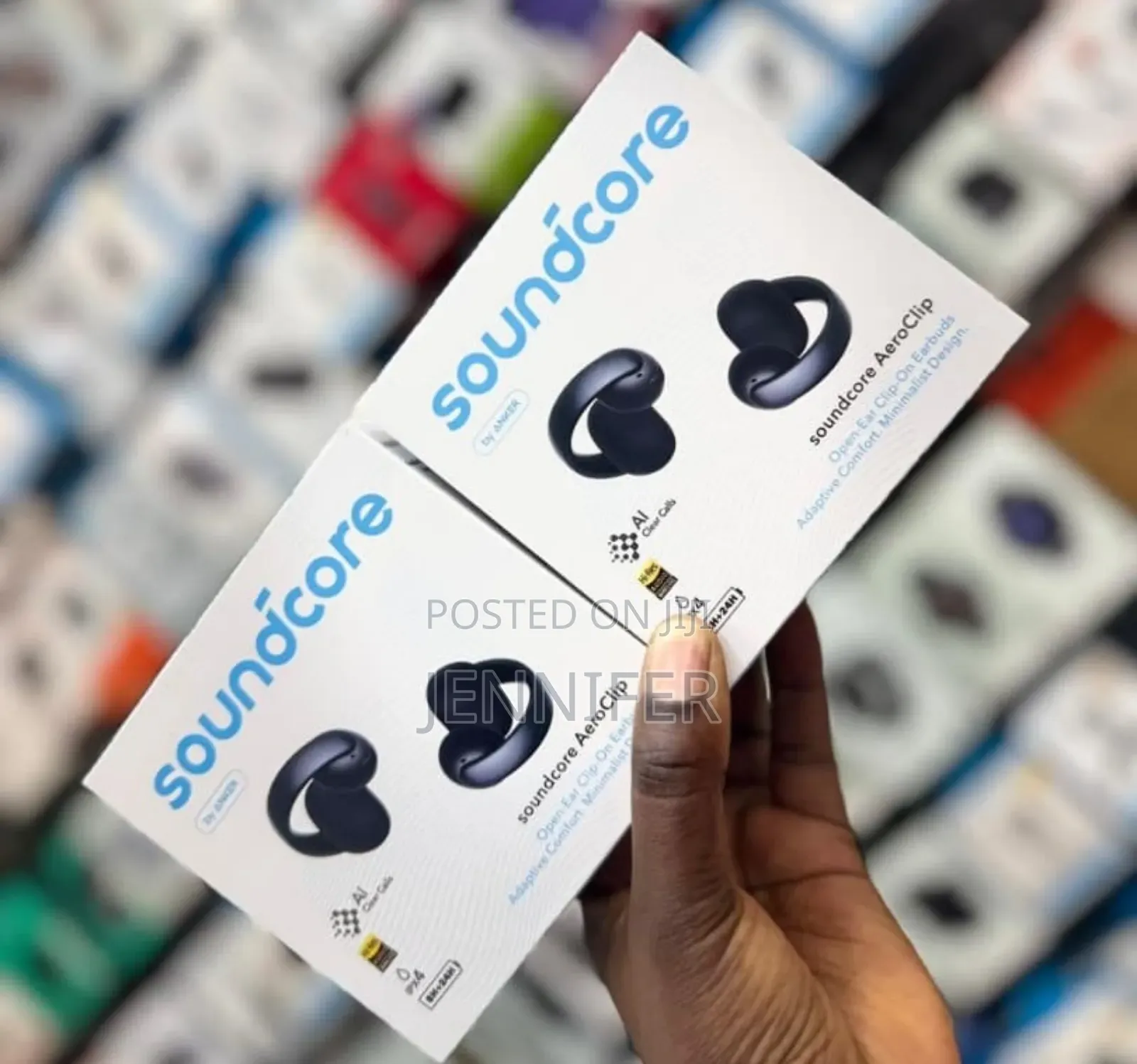 Soundcore Aeroclip Open Ear Clip on Earbuds