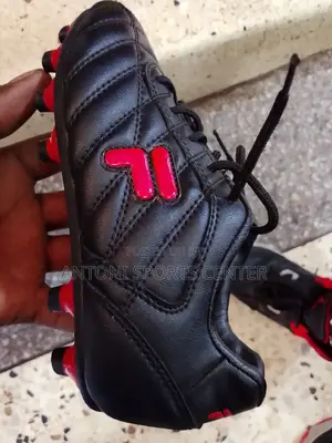 Kids Soccer Shoes Black