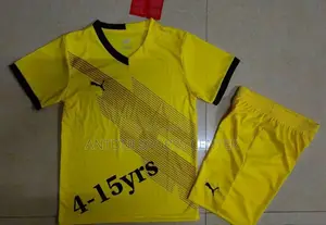 Puma Plain Jerseys for Kids Red and Yellow Color