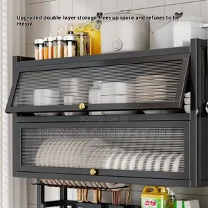 2 Layers Over the Sink Dish Rack With Covers