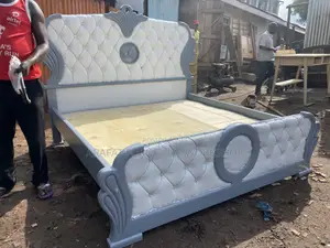 Modern Solid King Bed