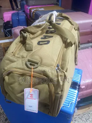 Original Cloth Safari Bags. Large.( Brown)