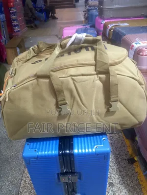 Original Cloth Safari Bags. Large.( Brown)