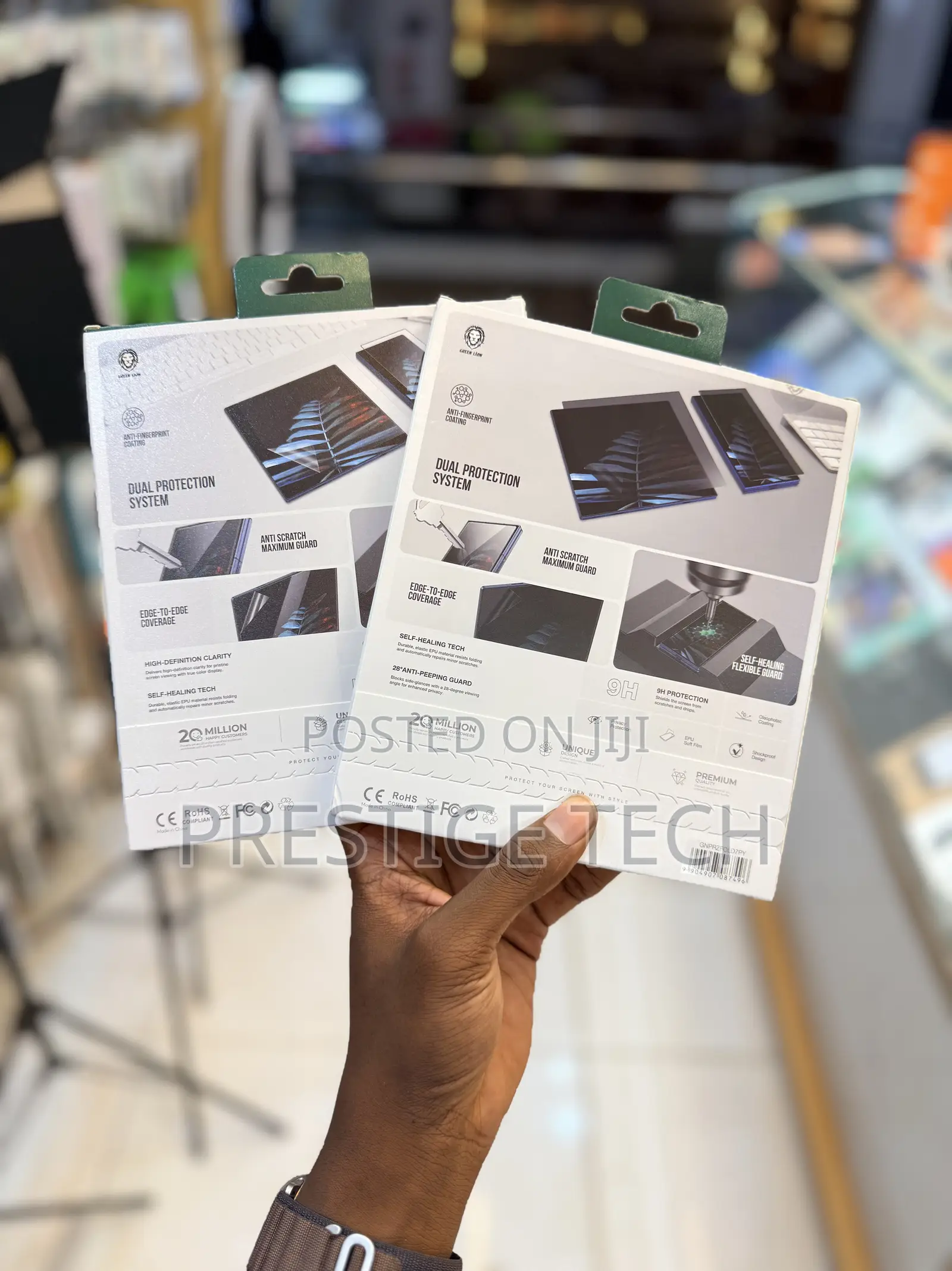 Green Lion Z Fold 7, Fold 6 Screen Guard Privacy & Clear, Inside & Out