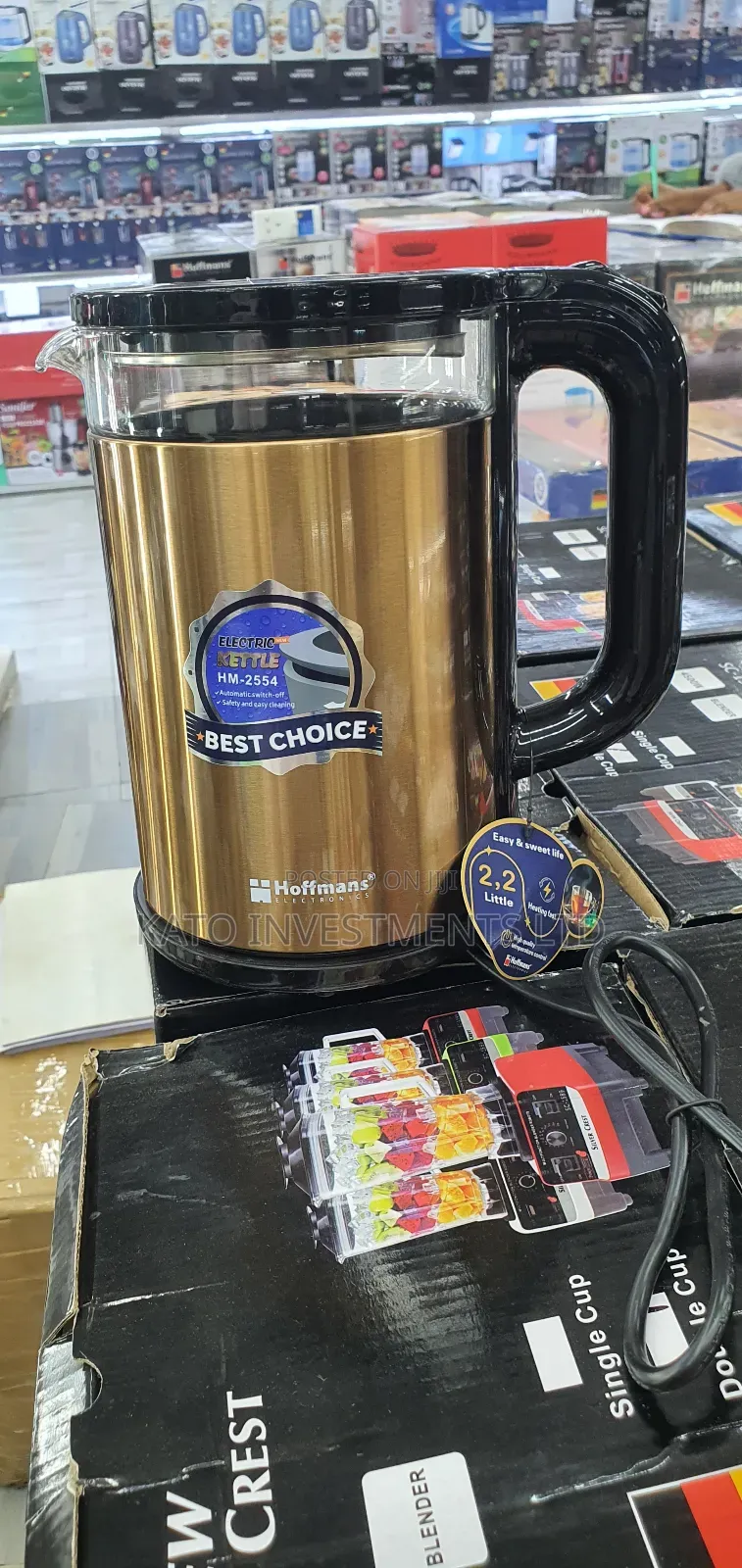 Hm 2554 Glass Electric Kettle