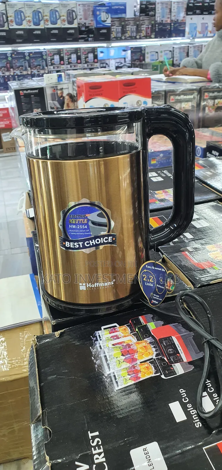 Hm 2554 Glass Electric Kettle