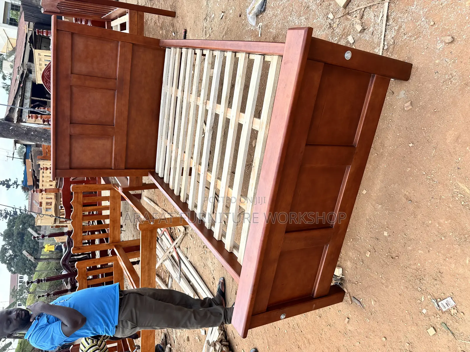 Pure Wooden 4x6 Bed