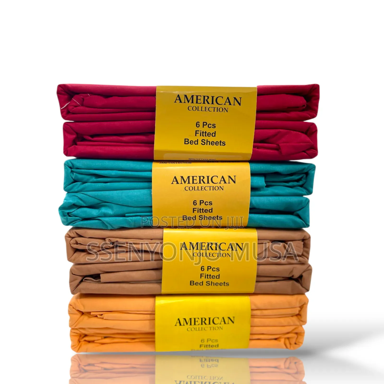 Vibrant 2-Pack Bedsheet Set With 4 Pillow Cases - 60x60cm -
