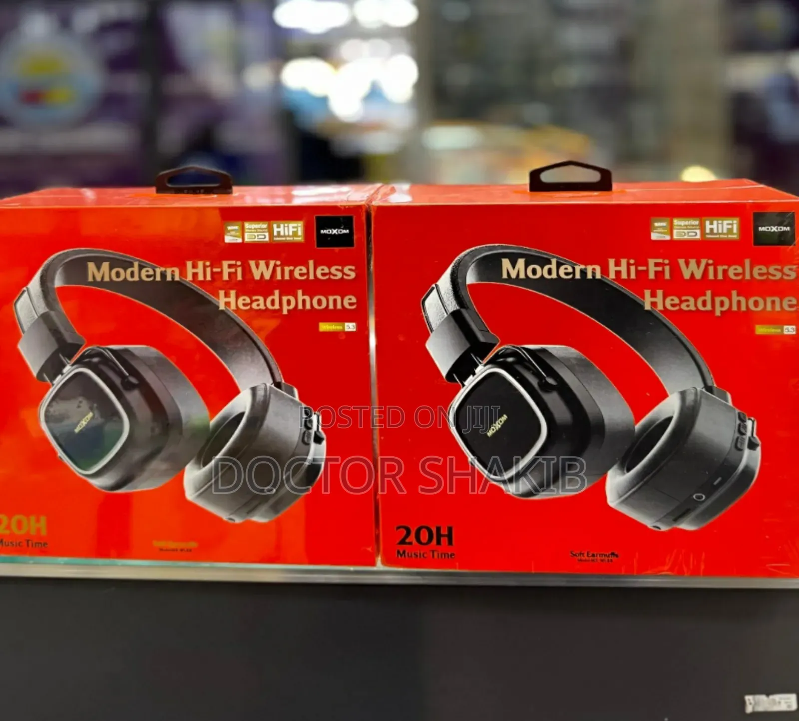New Moxom Mx-wl88 20hrs Bluetooth Headphones