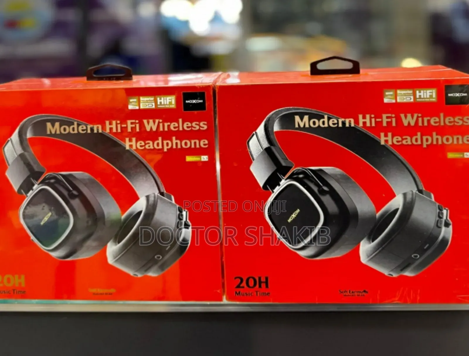New Moxom Mx-wl88 20hrs Bluetooth Headphones