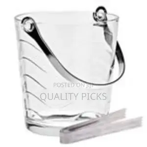 Crystal Clear Ice Bucket.