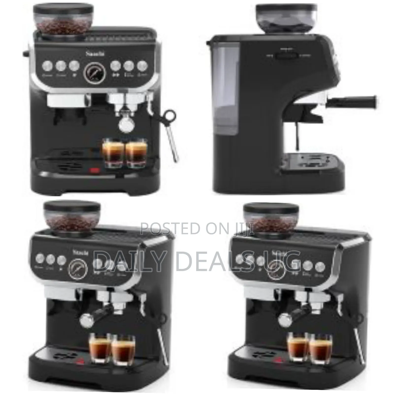 Saachi 19 Bar High Pressure Pump Coffee Maker Machine 2 Litre- Black