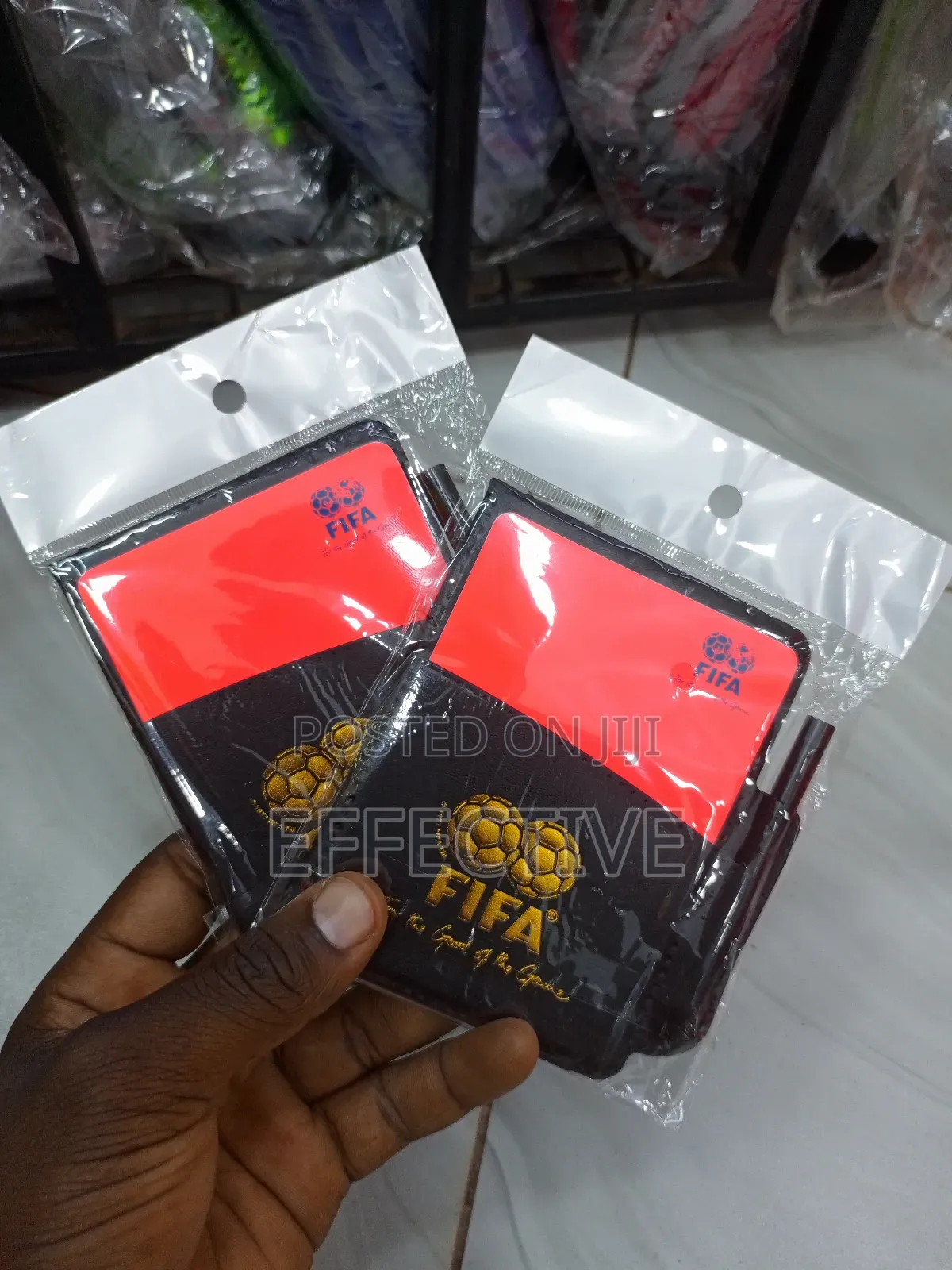 Official Fifa Referee Wallet With Red Yellow Cards