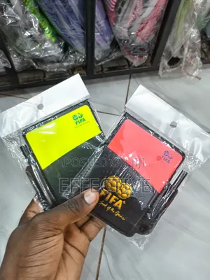 Official Fifa Referee Wallet With Red Yellow Cards
