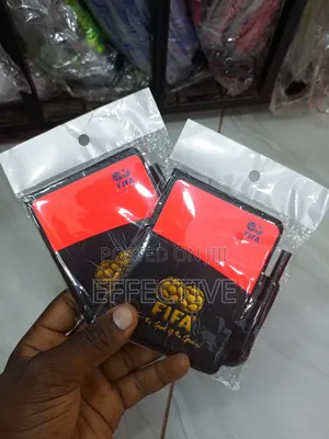 Official Fifa Referee Wallet With Red Yellow Cards