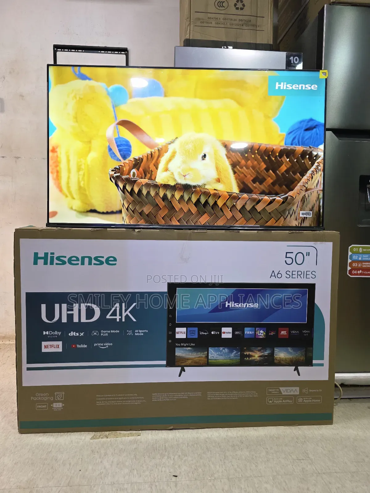 Hisense 50inches Uhd- A6 Series Vidaa Smart Digital Tv at 20% Discount
