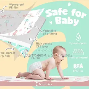 Foldable Baby Play Mats - 200cm X 100cm