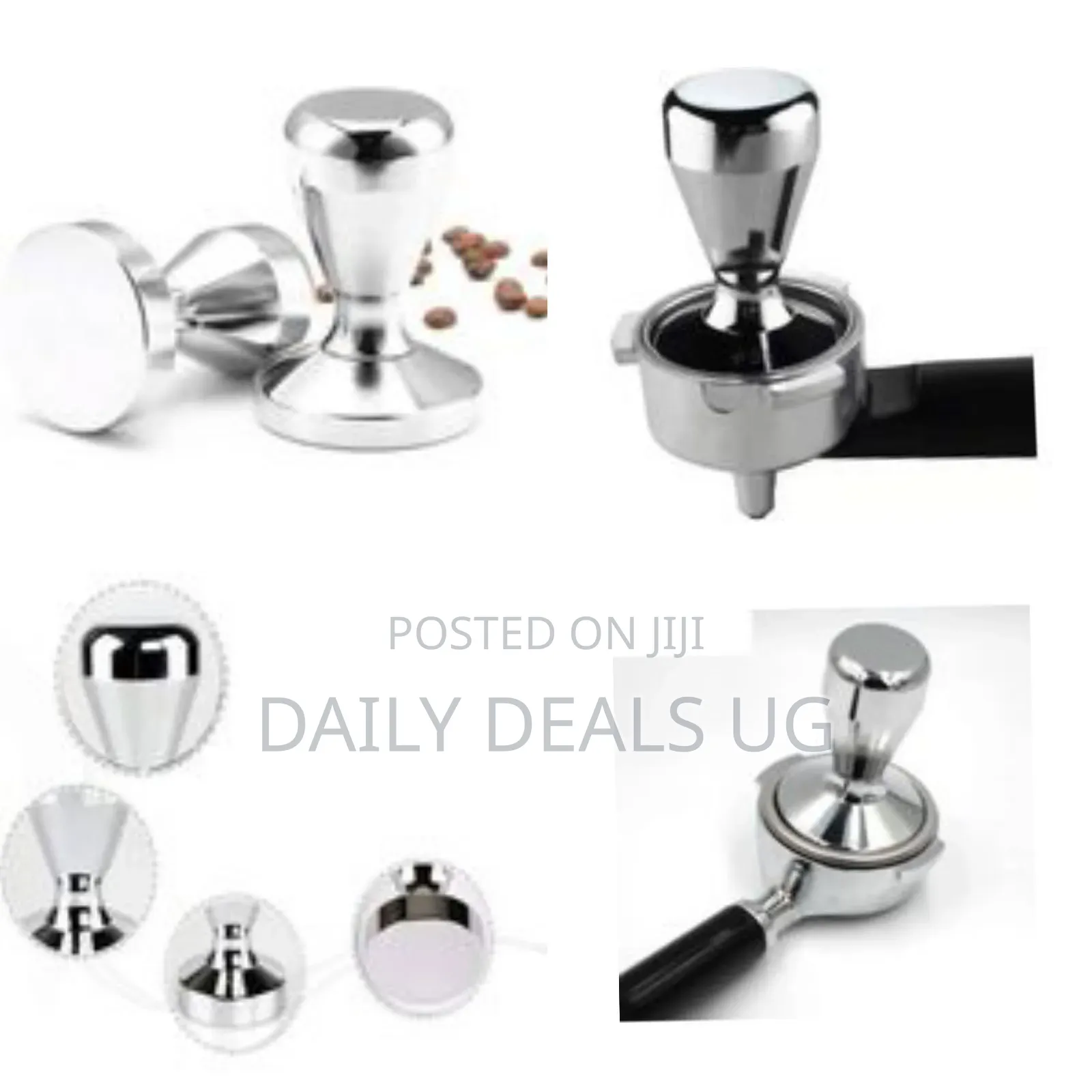 Calibrated Espresso Coffee Tamper, Premium Stainless Steel Flat Base