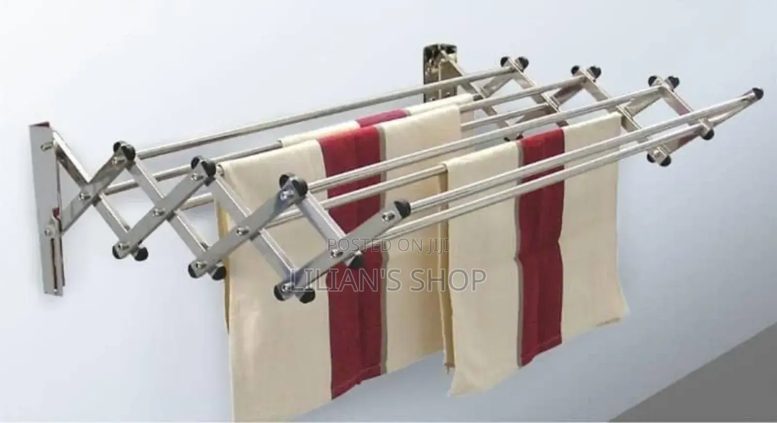 Telescopic Wall Mounted Towel and Clothes Organisers
