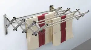 Telescopic Wall Mounted Towel and Clothes Organisers