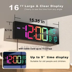 Digital Decorative Wall Clock