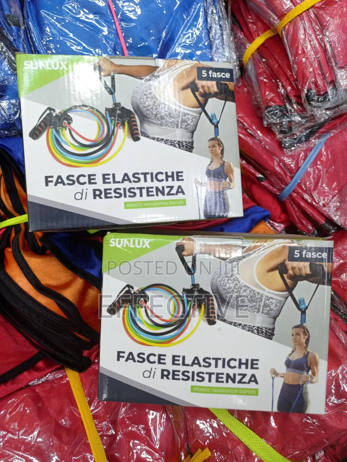 Sunlux Resistance Tube Workout Bands Set