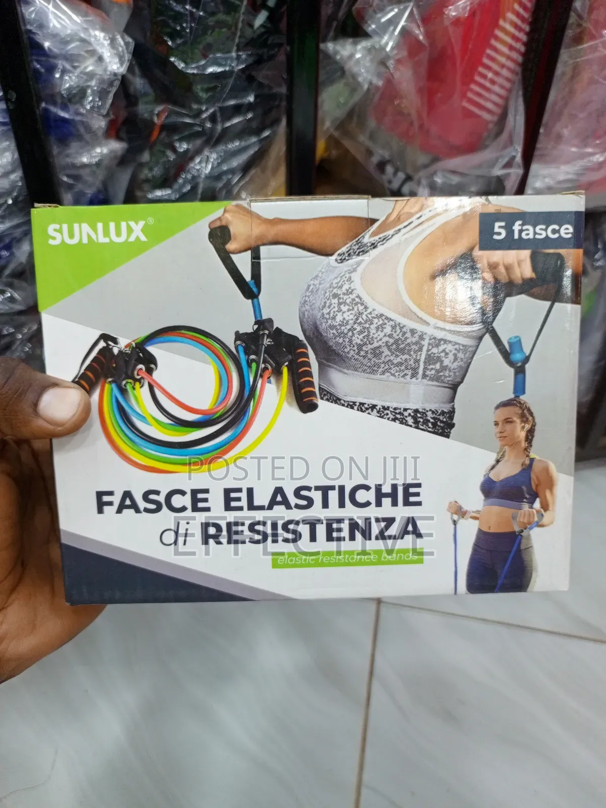 Sunlux Resistance Tube Workout Bands Set