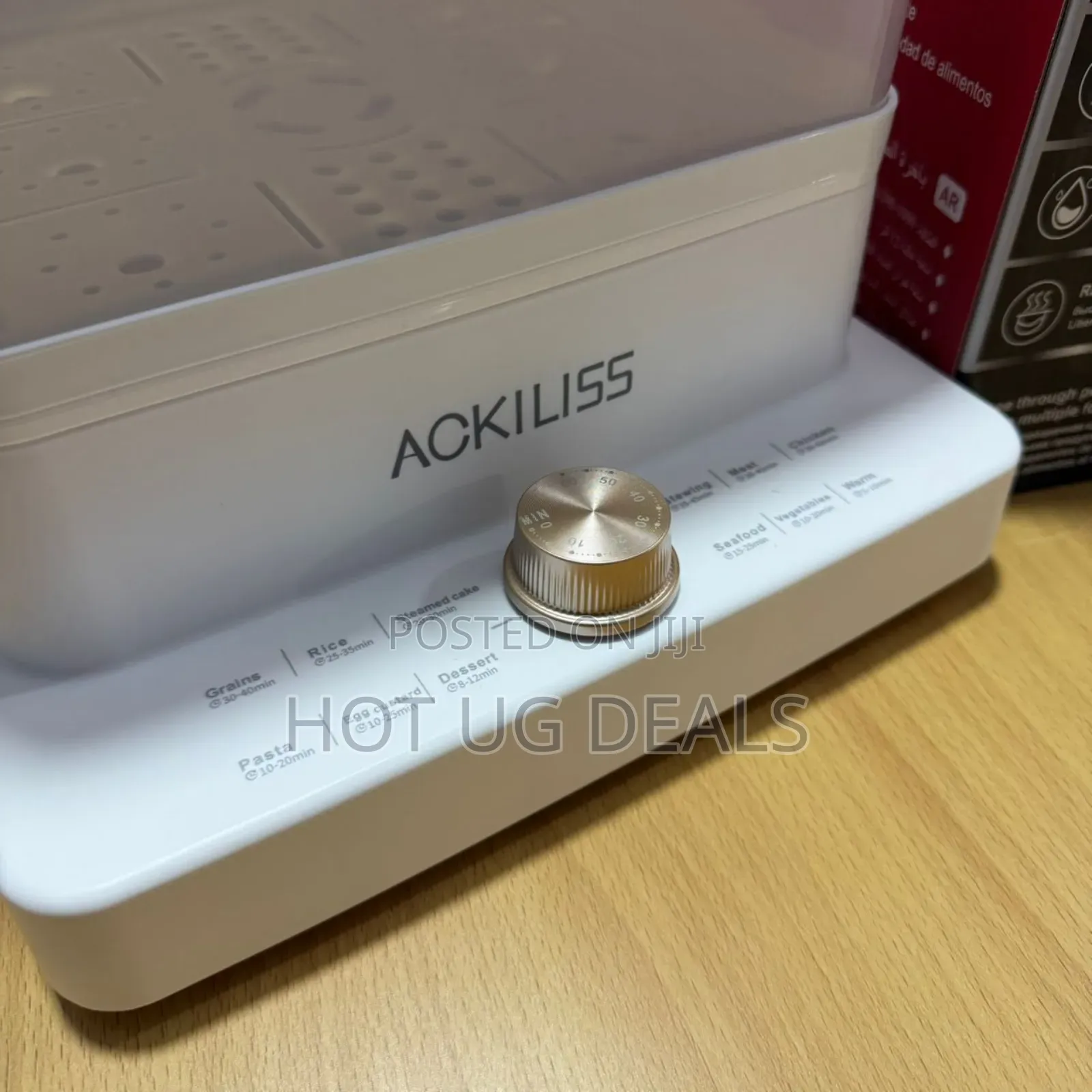 Ackiliss 12l  3-tier Electric Food Steamer.