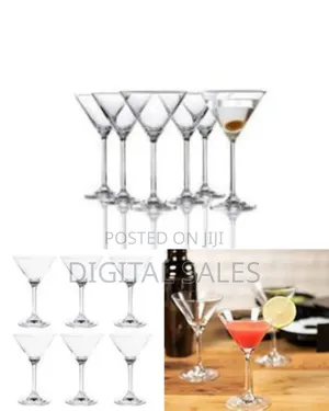 6 Pieces of Wine,Martini,Cocktails Glasses