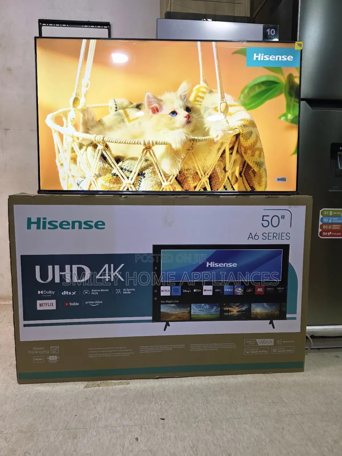 Brand New 50inches Hisense A6 Series Uhd4k Vidaa Smart Tv at Discount