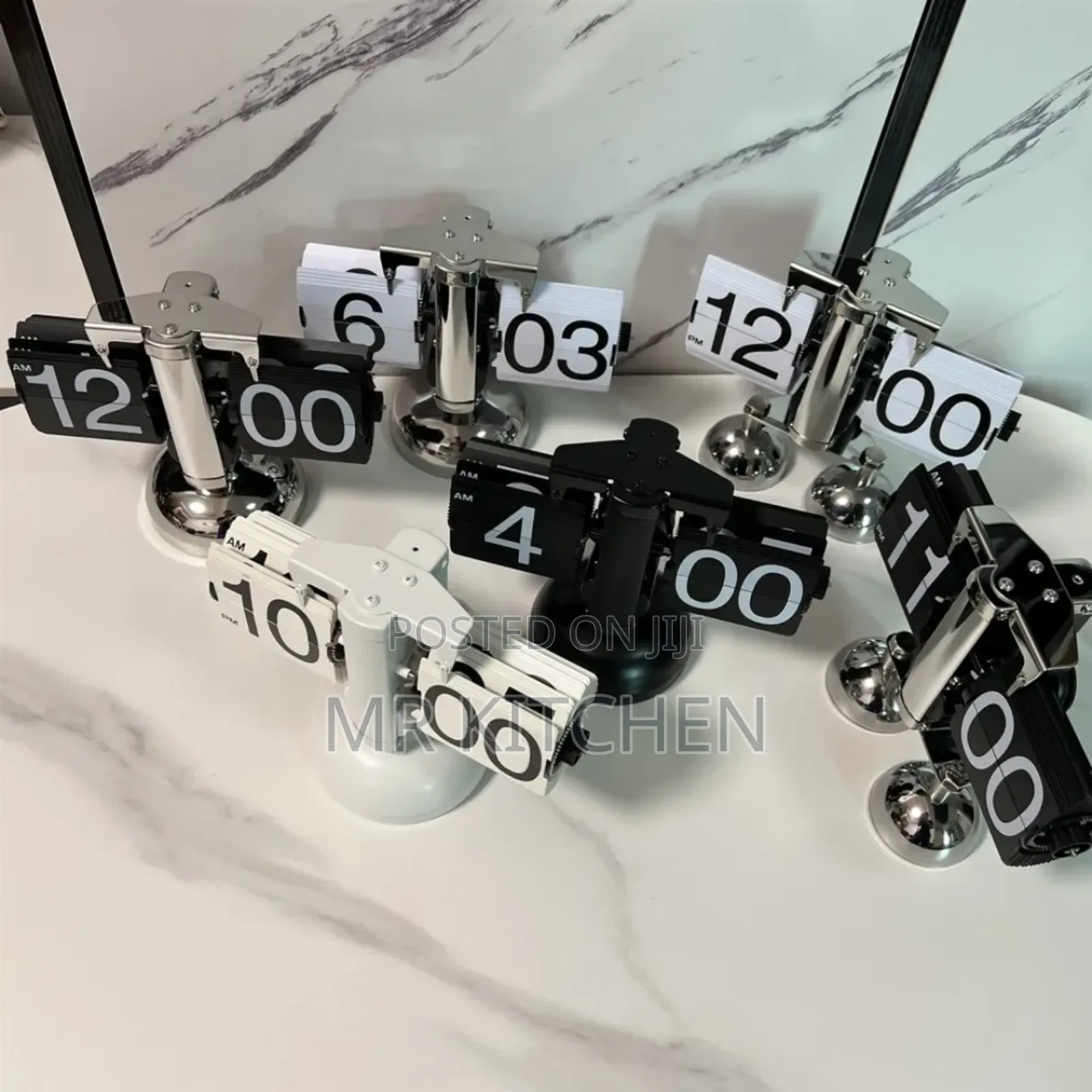 European Flip Desktop Clock