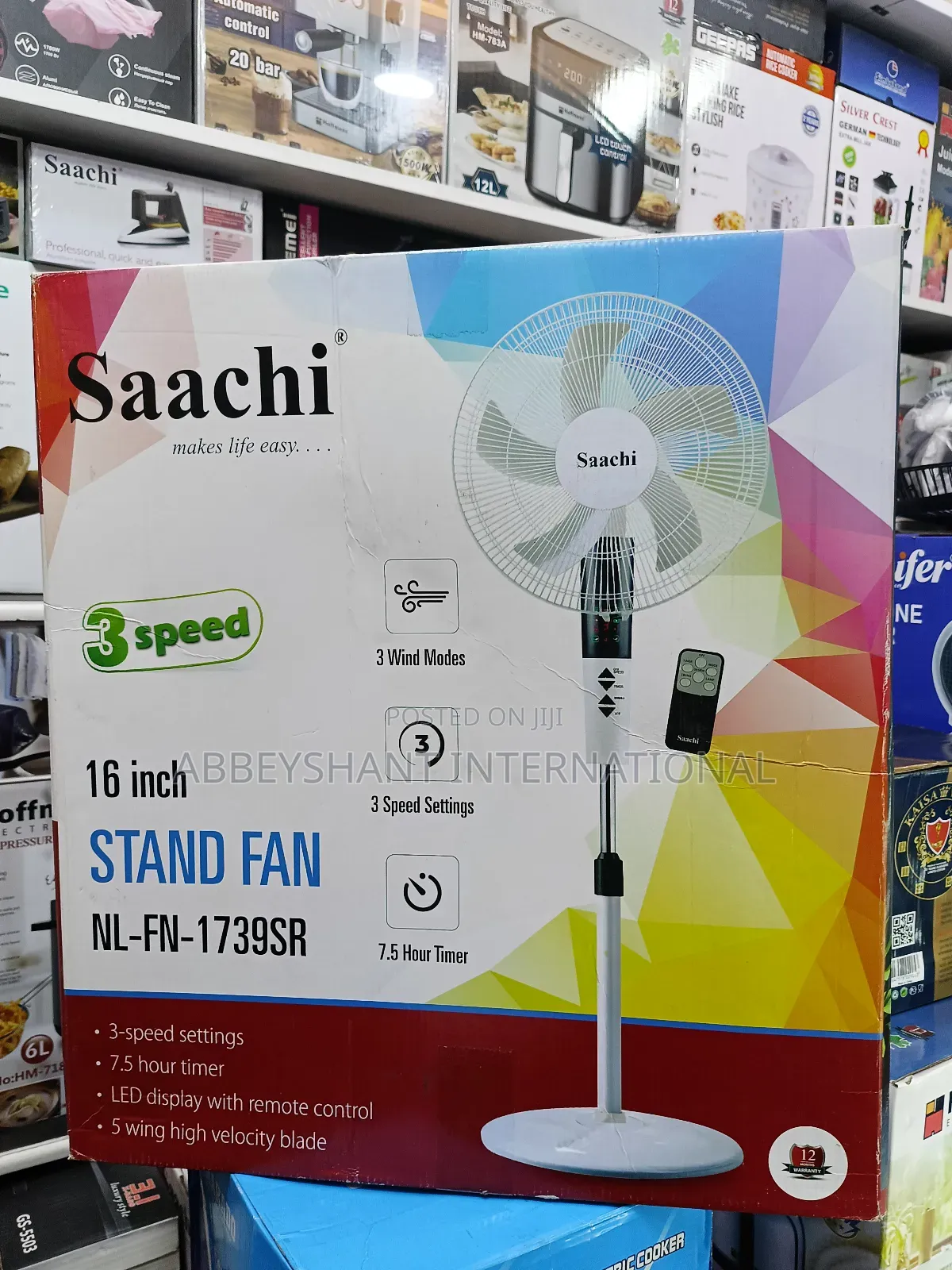 Remote Stand Fan/ 16inches Stand Remote Fan