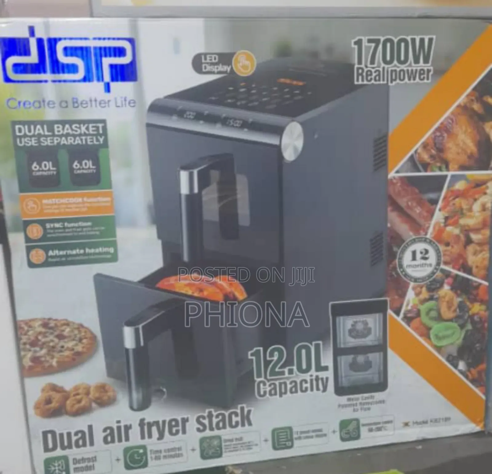 DSP Dual Air Fryer