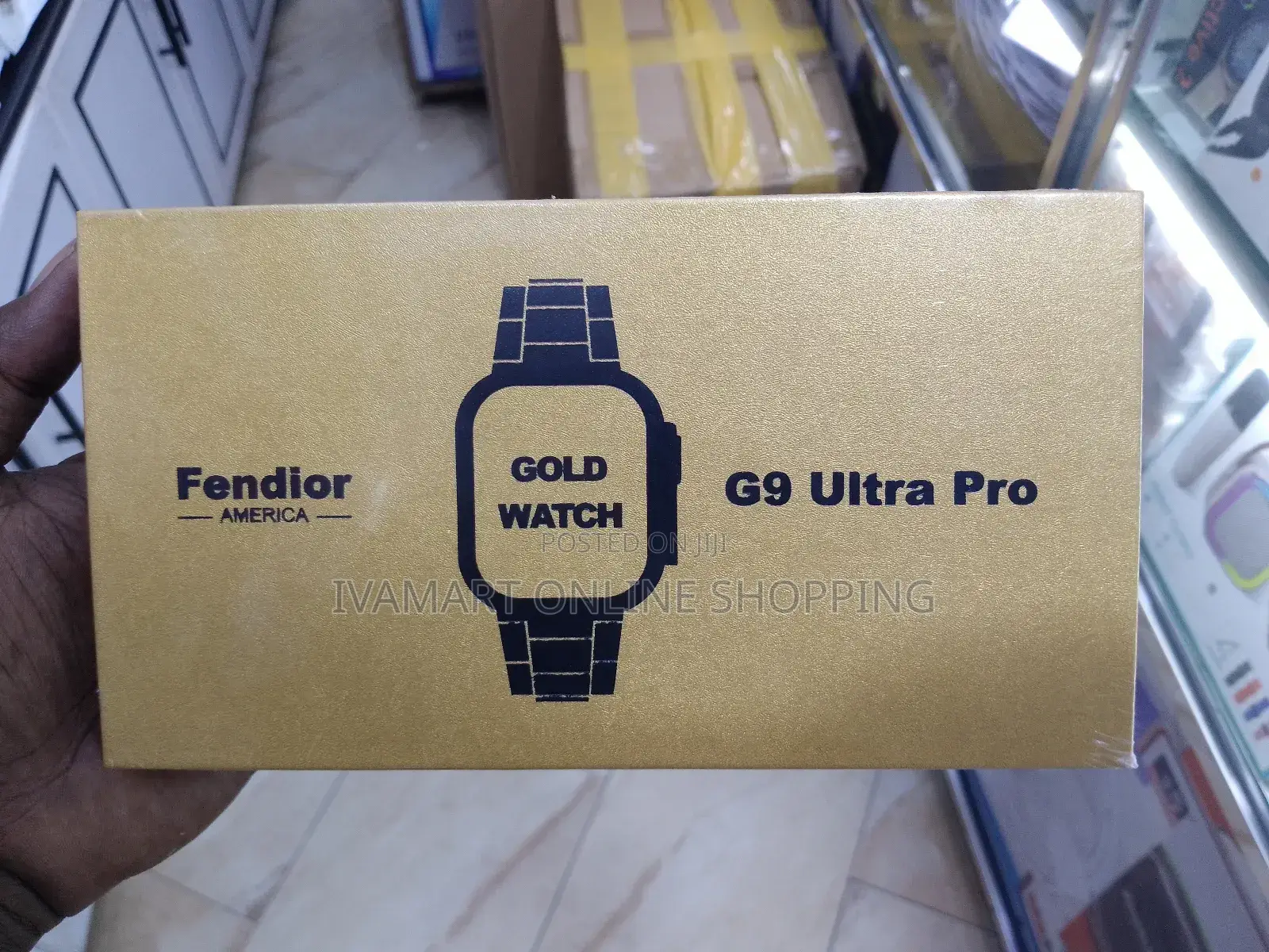 Fendior America G9 Ultra Pro: Gold Smart Watch