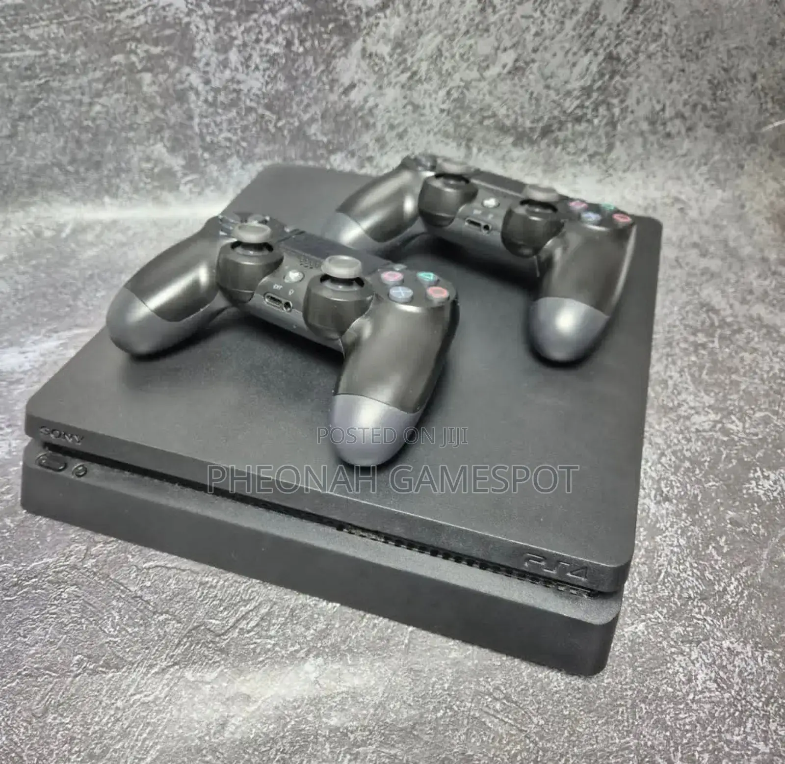 Chipped Ps4 Slim Factory Fresh Condition With 12 Games 2 Controllers