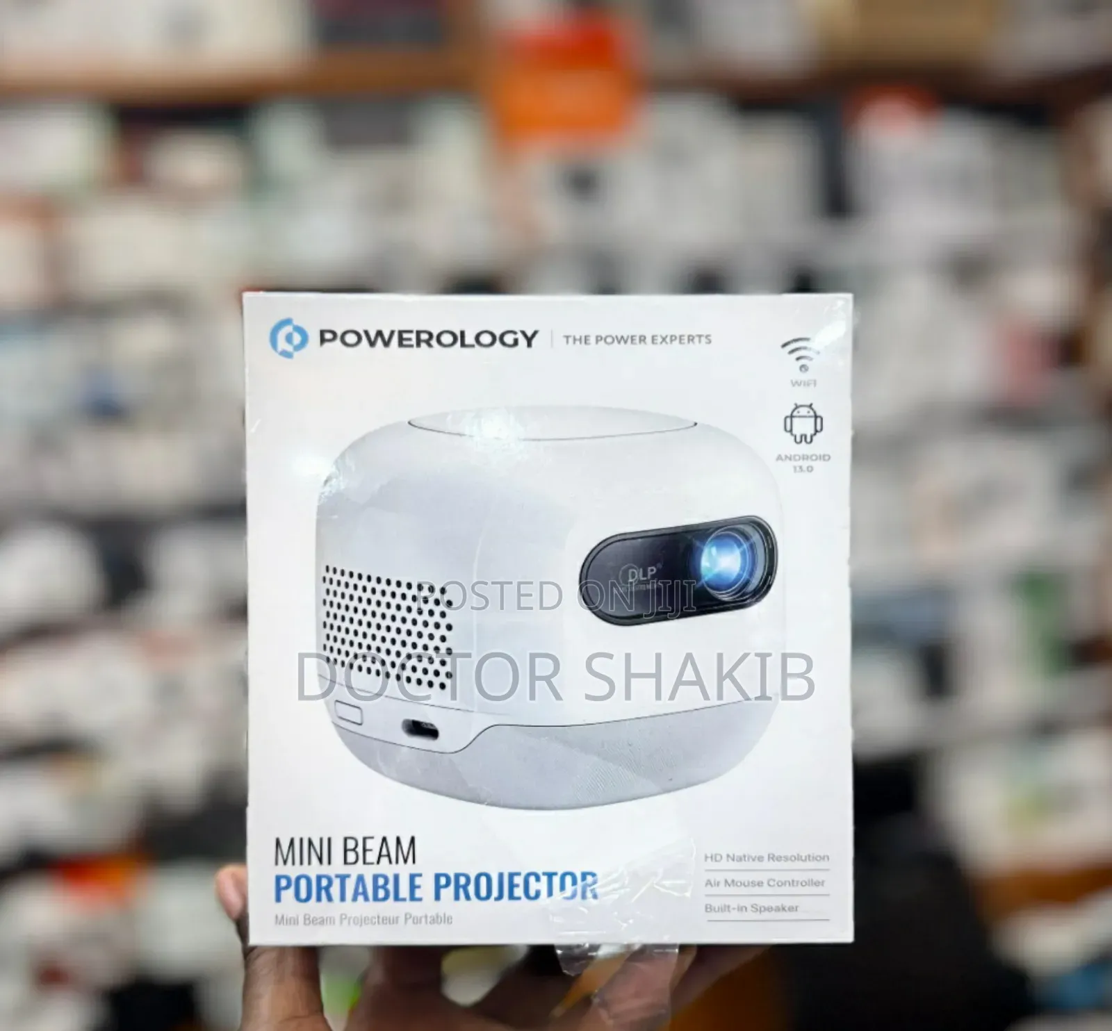 New Powerology Palm Size Portable Hd Projector