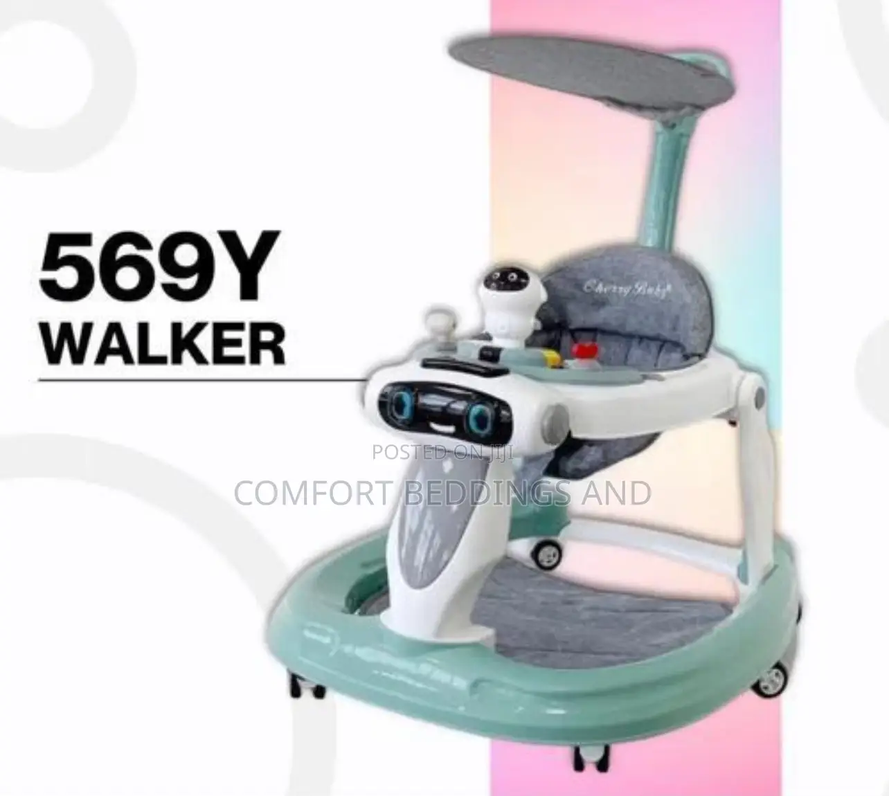 Cherry Baby Walker Green