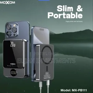 Moxom 10,000mah Wireless Magnetic Wired Power Bank