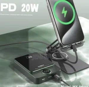 Moxom 10,000mah Wireless Magnetic Wired Power Bank