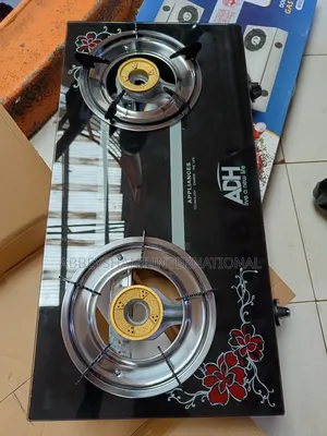Glass Gas Stove Adh Double Burner Gas Stove