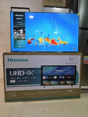 Brand New 50inches Hisense Uhd- Vidaa Smart Tv With Dolby Atmos