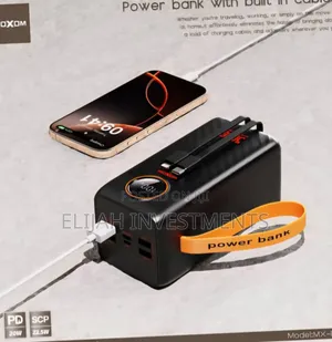 Moxom 50,000mah 22.5w LCD Display Power Bank