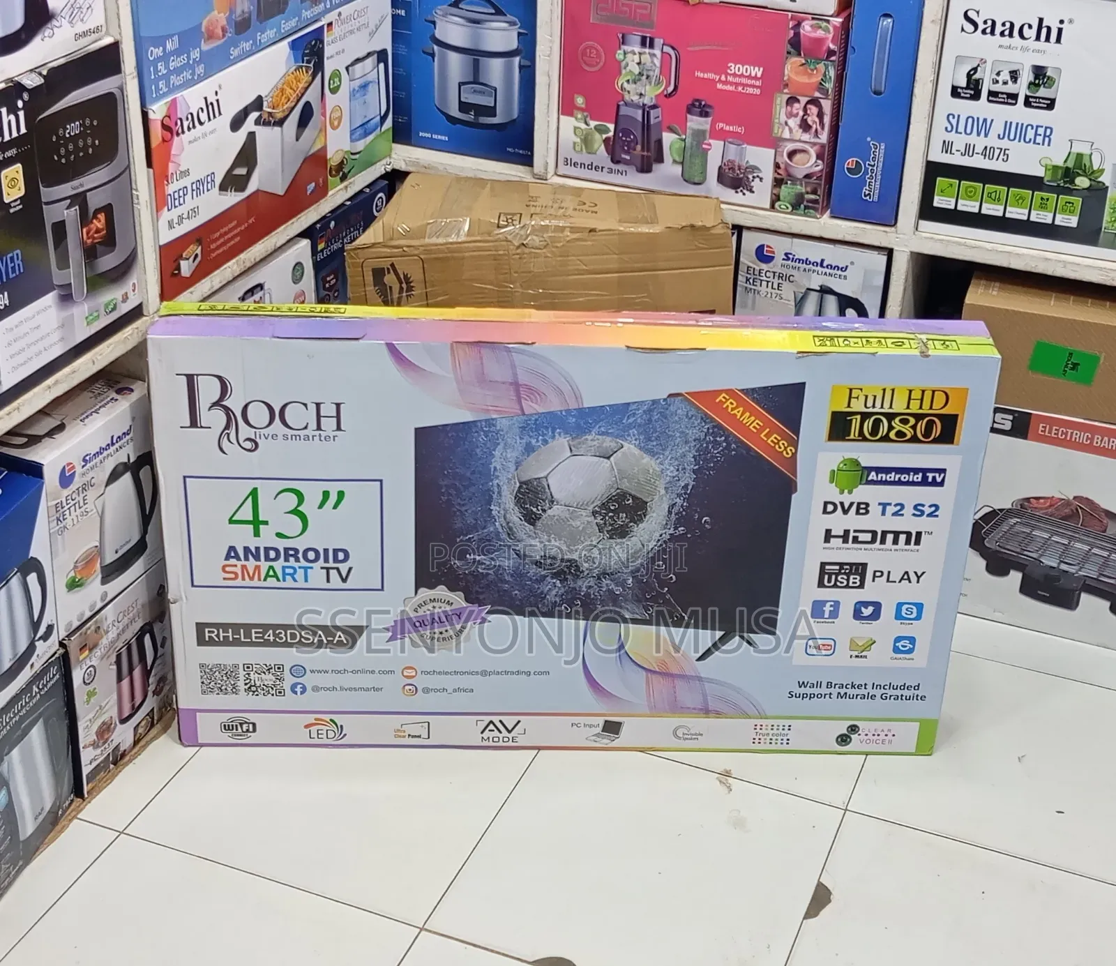 Roch 43" Android Smart Tv | Full Hd | Stream Netflix Youtube