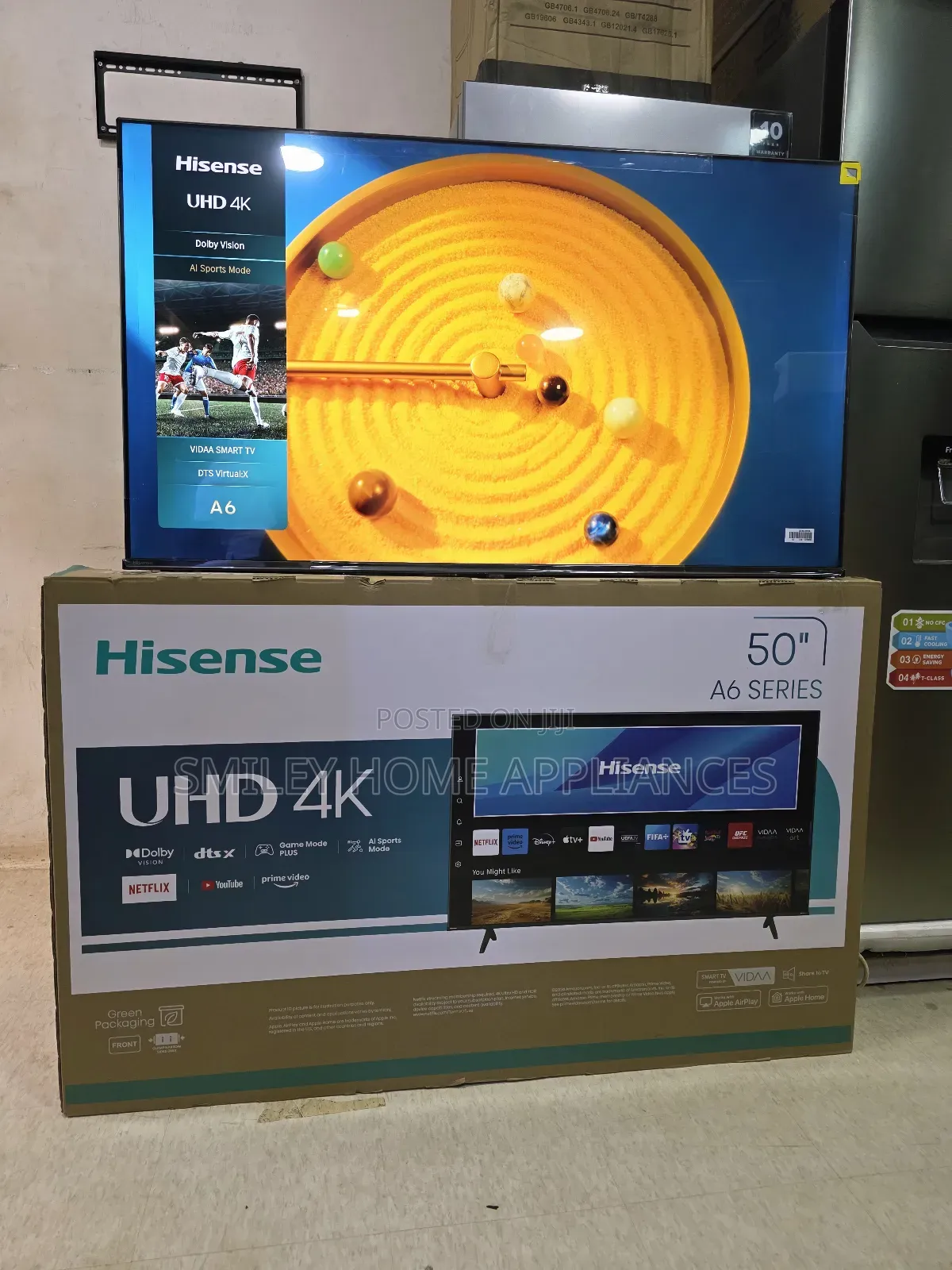 Whole Sale Price on Hisense 50inches Uhd- Vidaa Smart Tv at Discount
