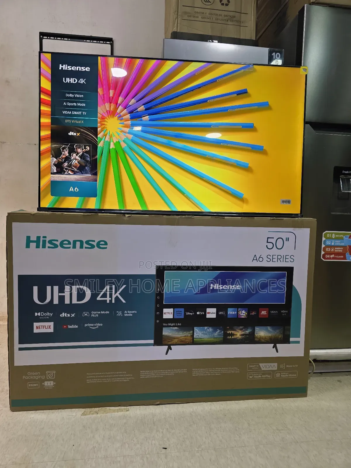 50inches Hisense Uhd- A6 Series Vidaa Smart Ai-Tv at 20% Discount Price
