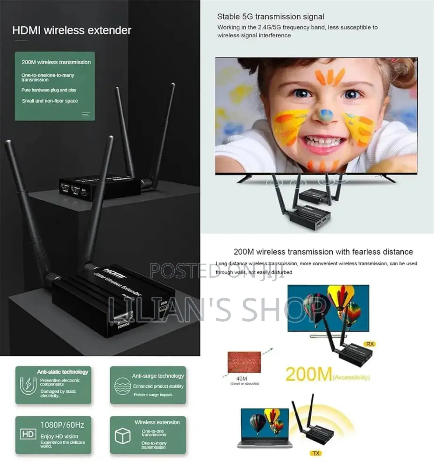 200m Hdmi Wireless Extender