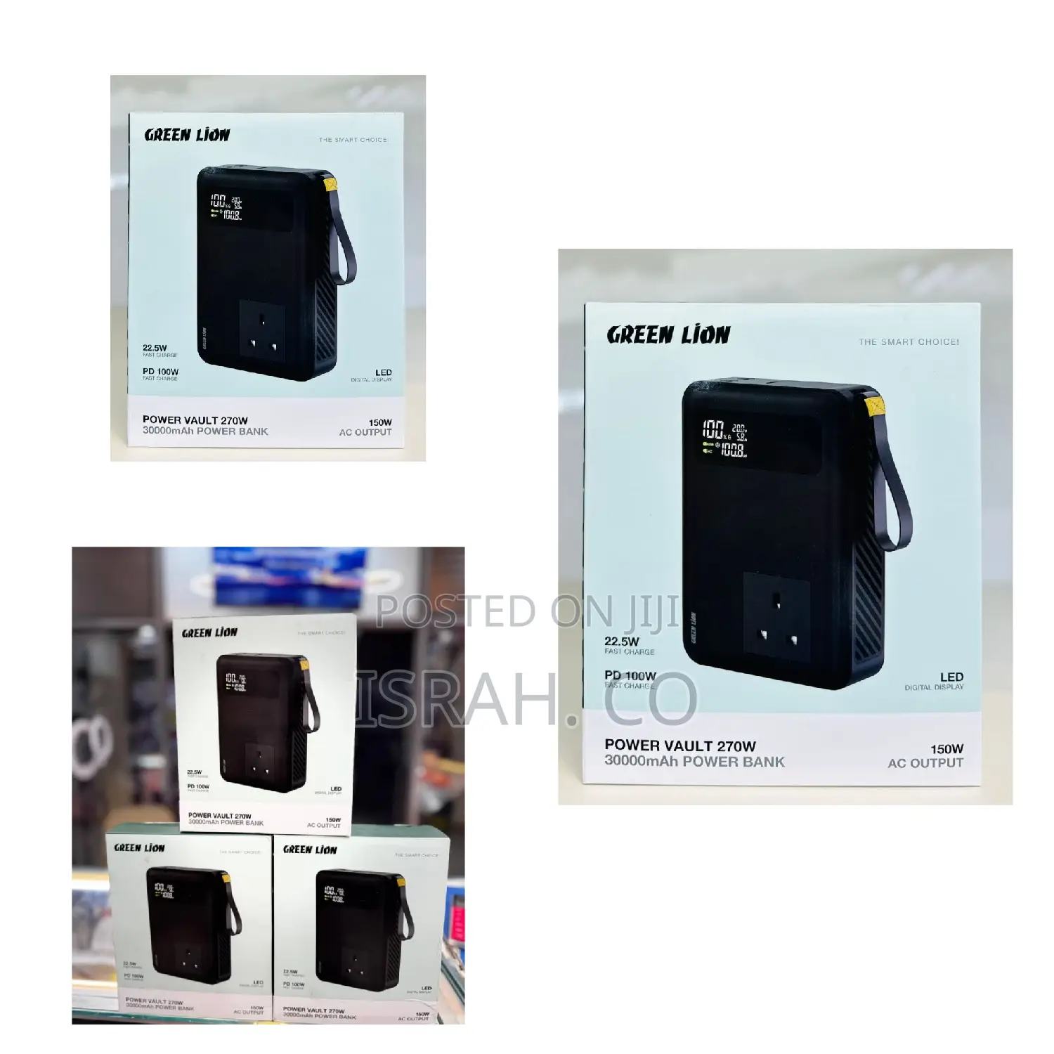 Green Lion Power Vault 270w 30000mah Power Bank