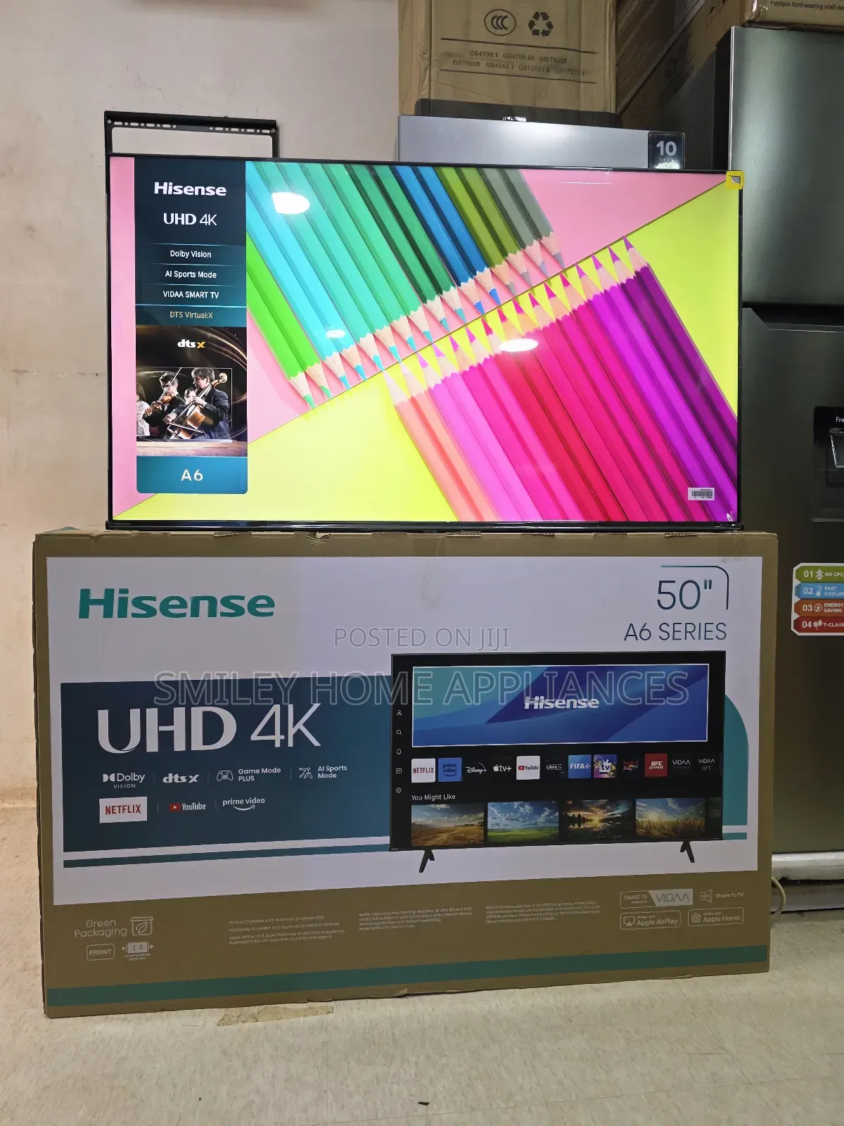 Hisense 50inches Uhd- Vidaa Smart at 25% Discount Price Reduction