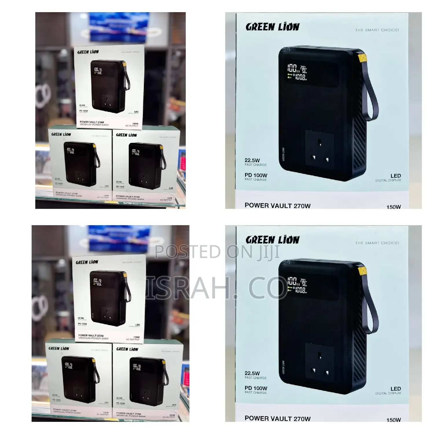 Green Lion Power Vault 270w 30000mah Power Bank