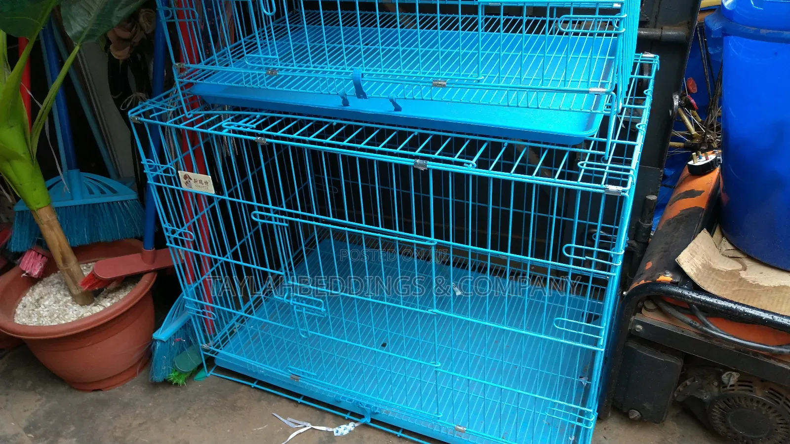 Dog Cage With Removable Tray Suitable for Small Midium Large Breeds